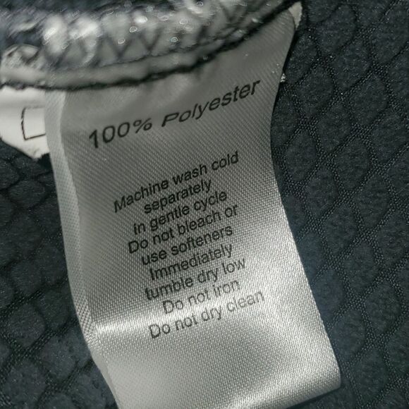 MGM Grand Detroit logo North End jacket women's size xl black fleece zip pockets - Picture 12 of 16